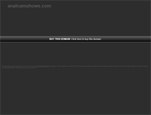 Tablet Screenshot of analcamshows.com